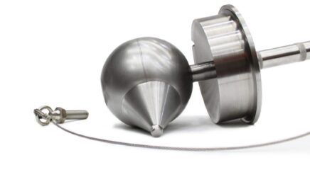 Spherical inline Pneumatic Transfer Magnet