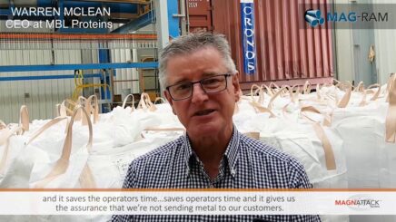 Metal separation makes sure that producers aren't sending metallic components to customers