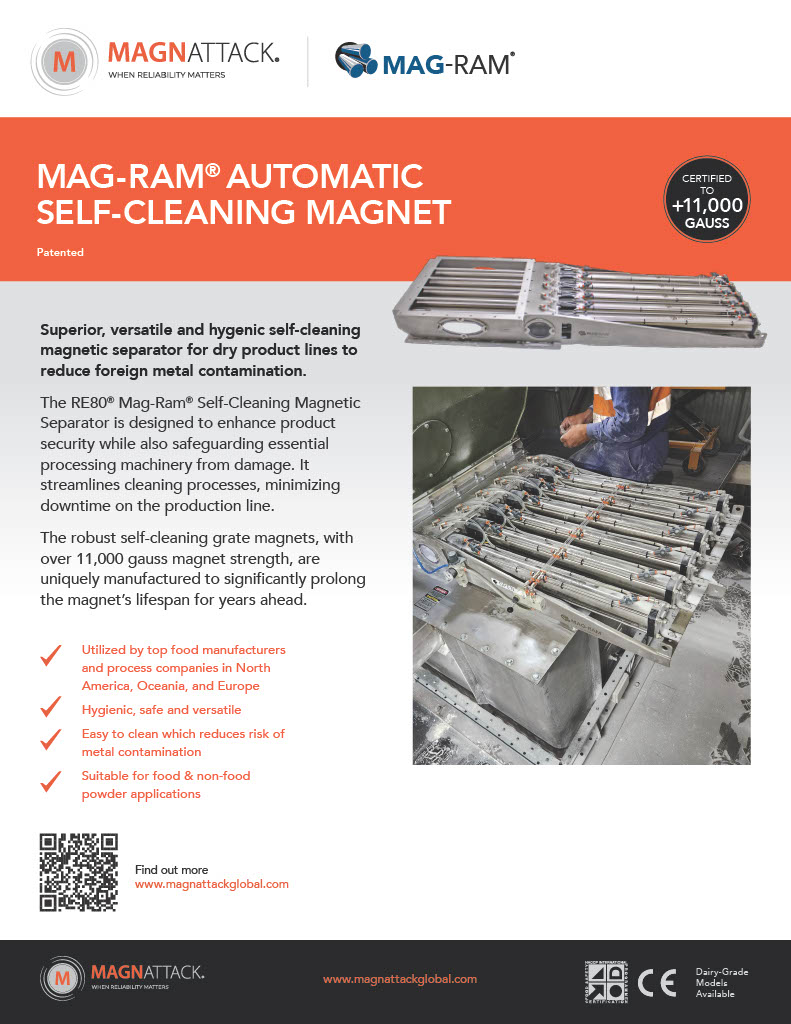 Mag-Ramp Automatic Self Cleaning Magnet Brochure Preview